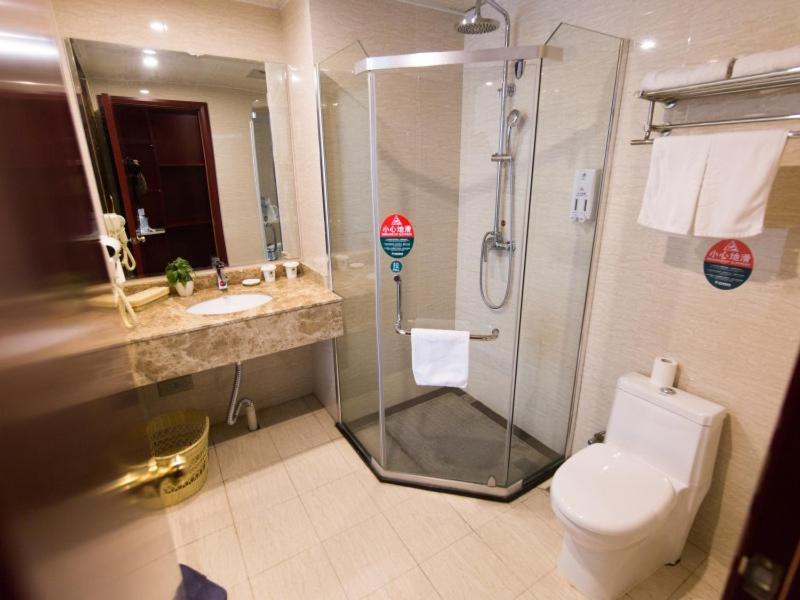 Greentree Inn Anhui Guangde Zhongyang Lecheng Business Hotel Zewnętrze zdjęcie