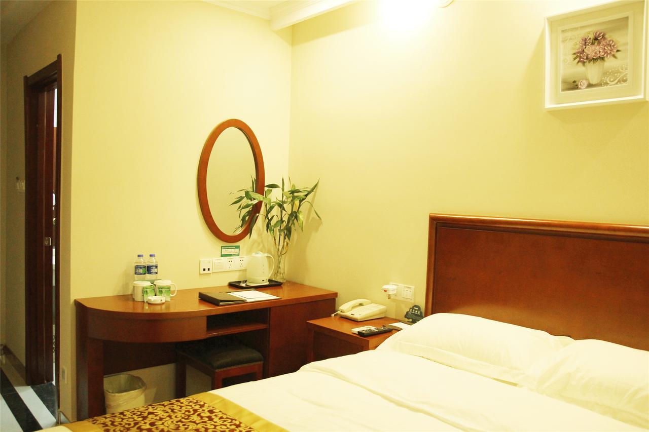 Greentree Inn Anhui Guangde Zhongyang Lecheng Business Hotel Zewnętrze zdjęcie