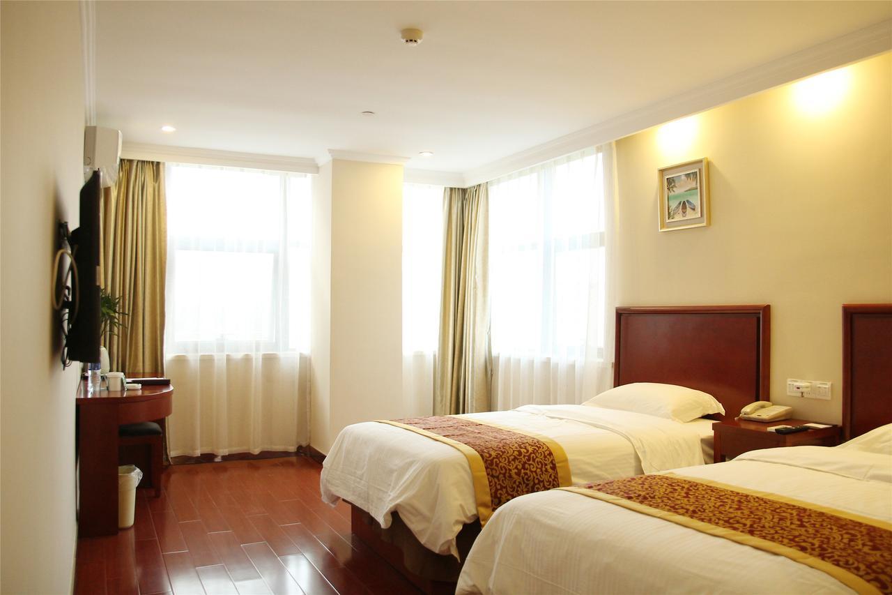 Greentree Inn Anhui Guangde Zhongyang Lecheng Business Hotel Zewnętrze zdjęcie