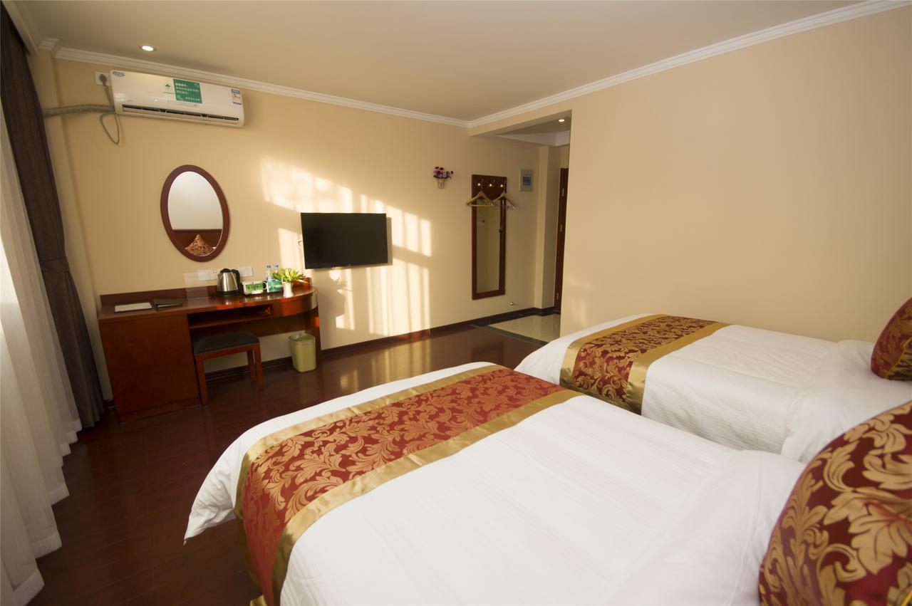 Greentree Inn Anhui Guangde Zhongyang Lecheng Business Hotel Zewnętrze zdjęcie